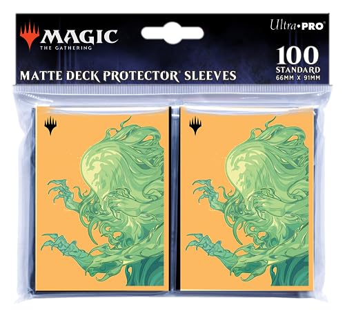 Ultra PRO - MTG Commander Masters 100ct Standard Size Card Sleeves - Vibrant Artwork, Matte Finish with ChromaFusion Technology, Protect Magic: The Gathering Cards Deck Protectors