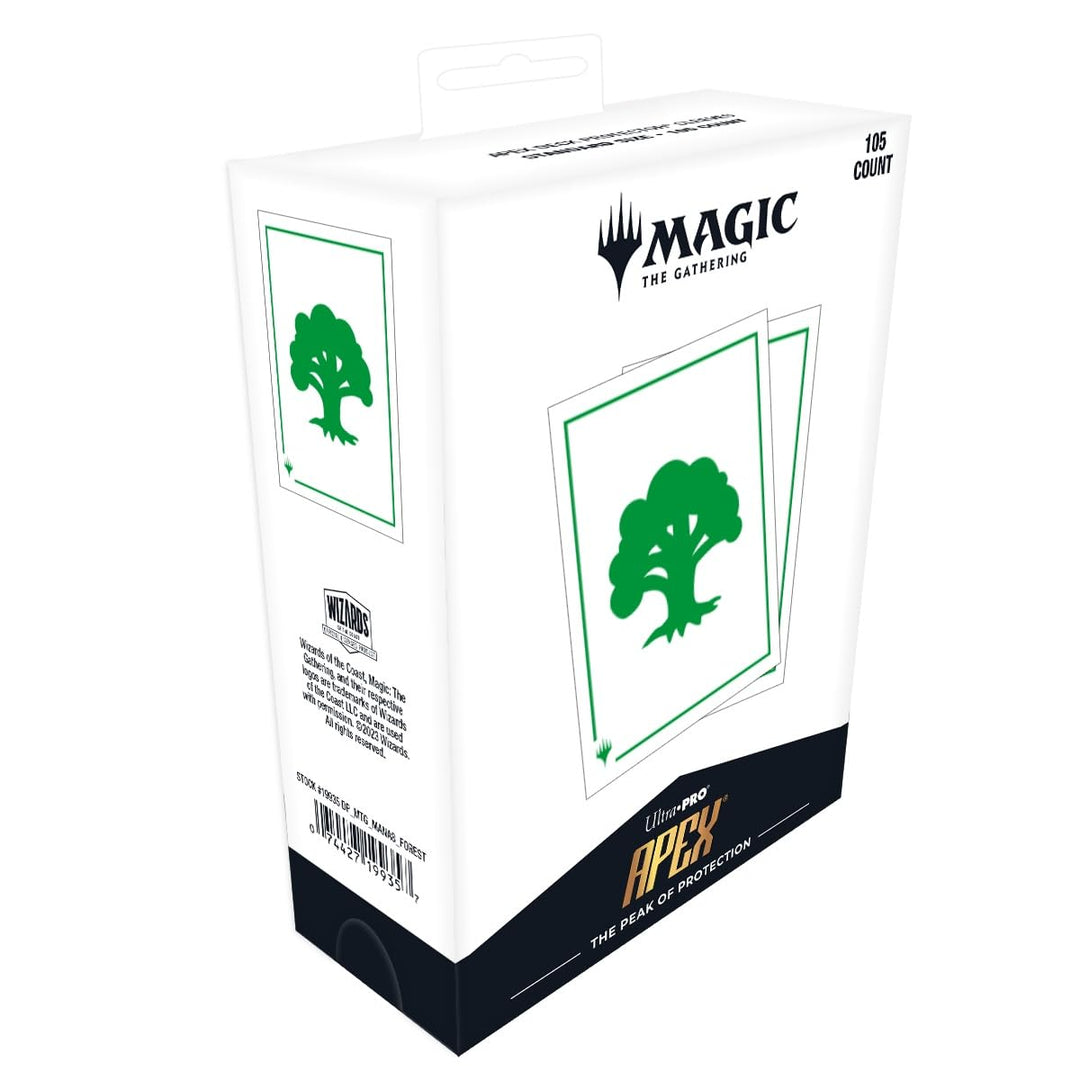 Mana 8 105ct Apex Deck Protector Sleeves Forest for Magic The Gathering