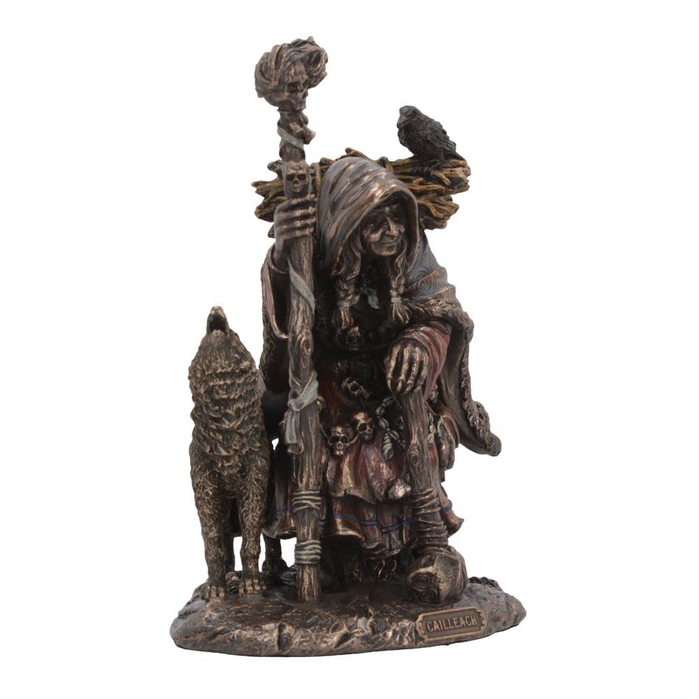 Cailleach Celtic Goddess Bronze Figurine 18.5cm 4
