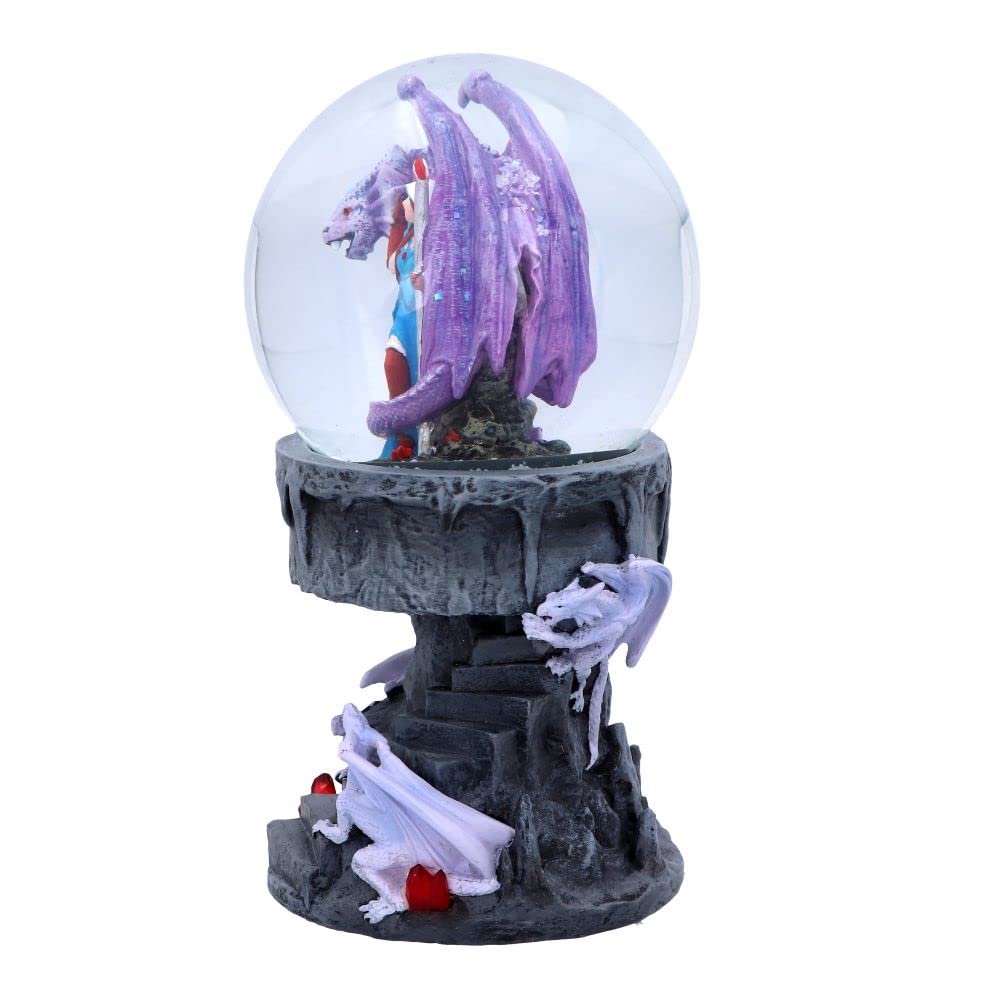 Anne Stokes Dragon Mage Snowglobe Shaker Snow Globe