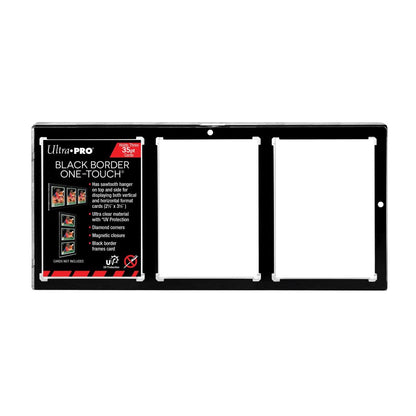 Ultra Pro 35PT 3 Card Black Border UV One Touch Magnetic Holder 1