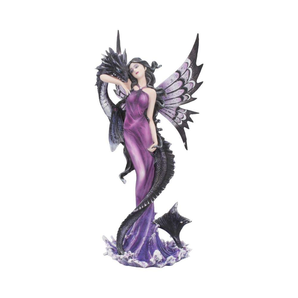 Guardians Embrace Figurine Dark Fairy Dragon Ornament Small 26.5cm