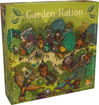 Bombyx Garden Nation - War and Building Board Game,, Ages 10+, 2-4 Players, 60 Min 1