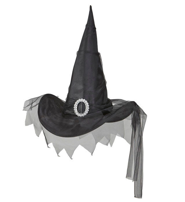Black Witch Hat With Tulle