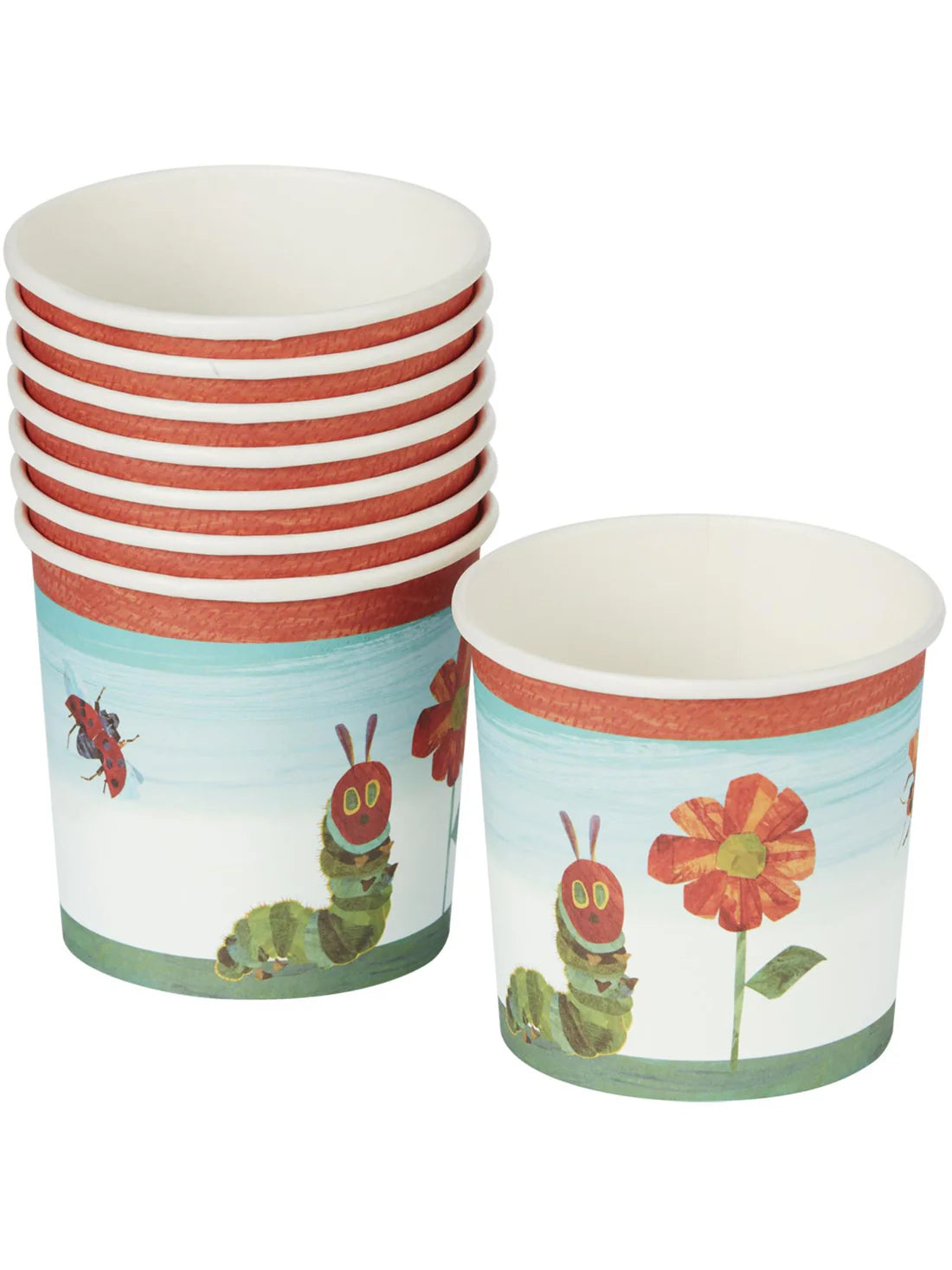 The Very Hungry Caterpillar Tableware Party Pack of 8 Treat Tubs 2