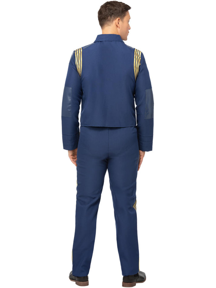 Star Trek Discovery Command Uniform Adult Blue Gold Jacket Trousers 4