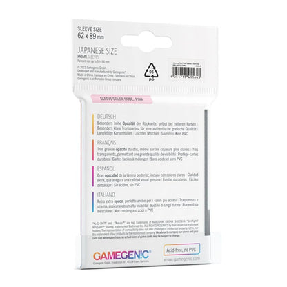 UNIT Gamegenic Prime Japanese Sized Sleeves Dark Grey 60 ct Gaming Accessory 2