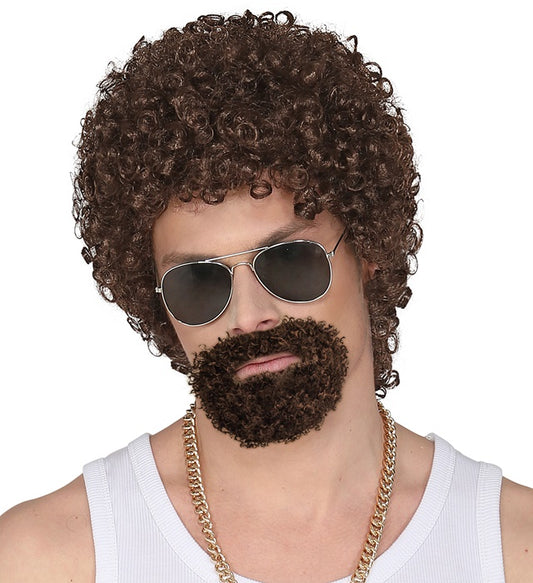 Mr. Wonderful Wig & Goatee Beard In Box