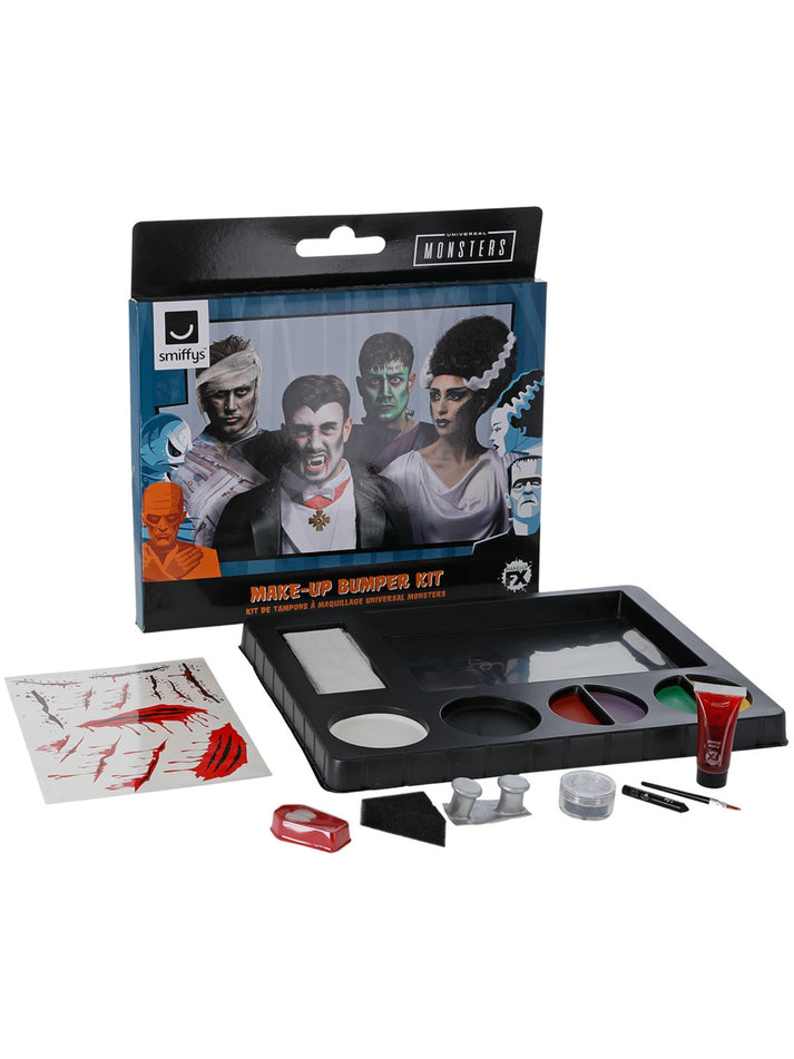Universal Monsters Make Up Bumper Kit Aqua Pots Transfers  Blood  Crayon  Shimmer Powder 1