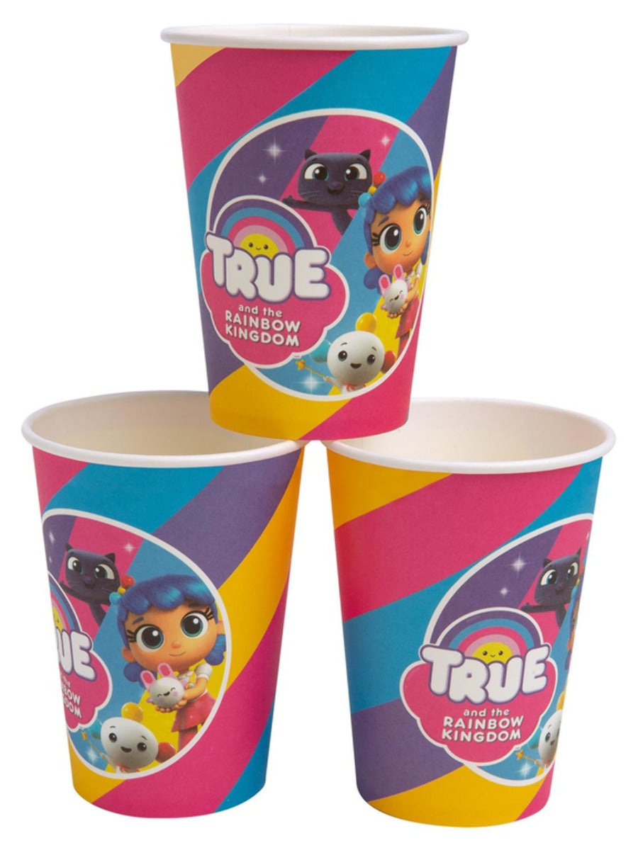 True and The Rainbow Kingdom Tableware 9oz Party Cups Pack Of 8 2