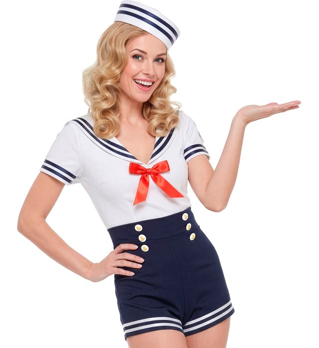 Sailor  Dress, Hat 