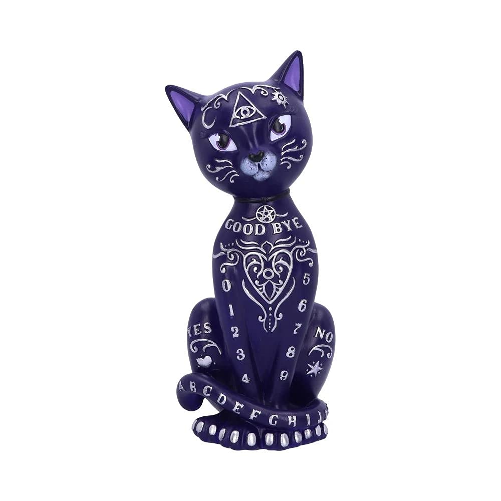 Purple Mystic Kitty 26cm Ouija Cat Figurine 2