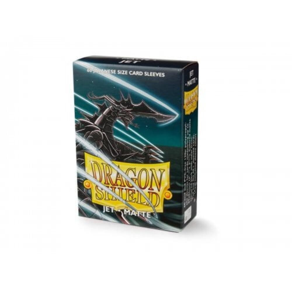 Dragon Shield Matte Japanese Size Jet 60 Ct in Box Card Sleeve 3