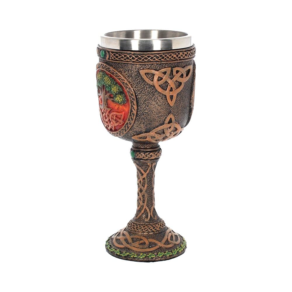 Nemesis Now Celtic Tree Of Life Goblet Wine Glass 17.5cm 3