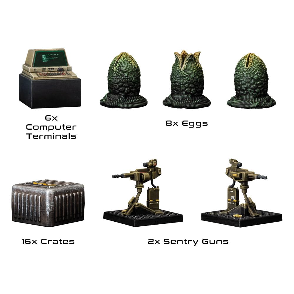 Aliens Assets and Hazards Miniature Models Gale Force Nine 2