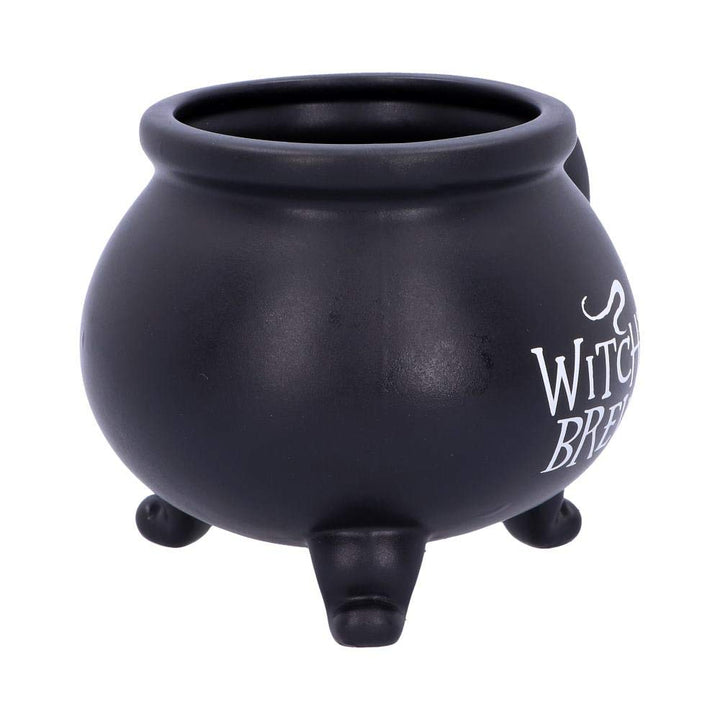 Smooth Black Witchs Brew Cauldron Mug 13.5cm