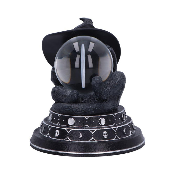 Cult Cuties Purrah Witch Cat Ornament Holding a Crystal Ball Purrahs Fortune 12.2cm