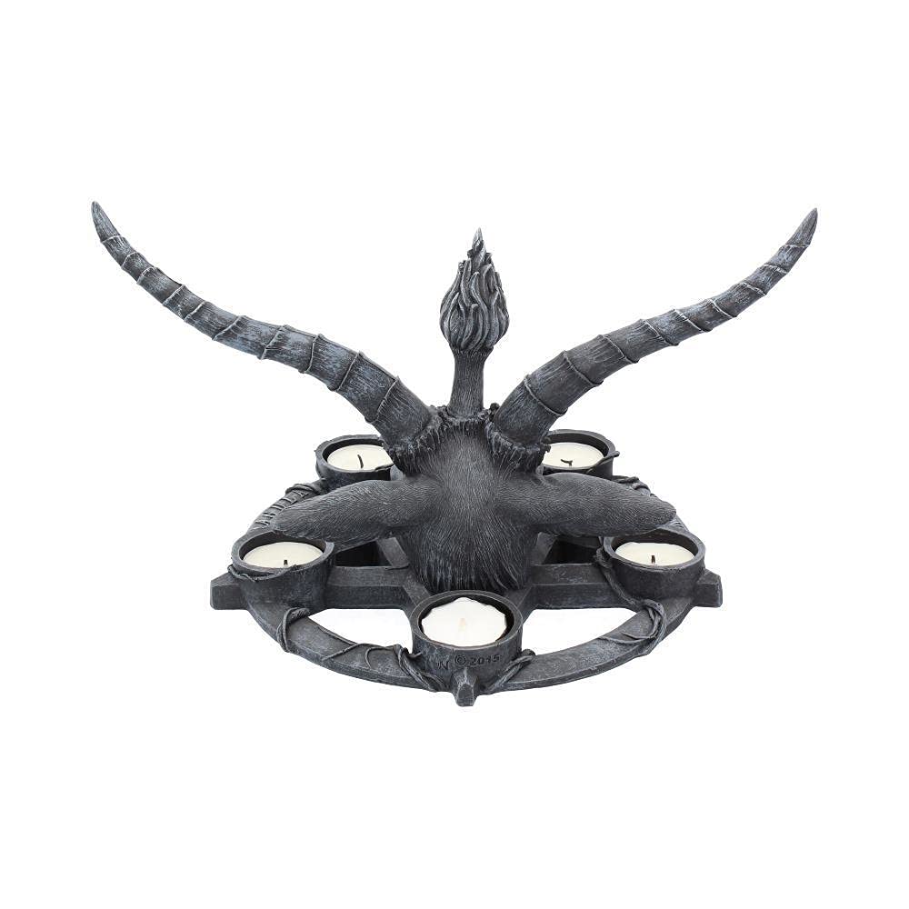 Baphomet Sabbatic Goat Diety Candle Holder 27.5cm 5