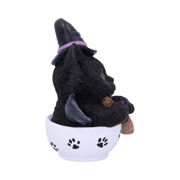 Kittea Novelty Tea Cup Witch Cat Figurine Kit-tea 11.5cm