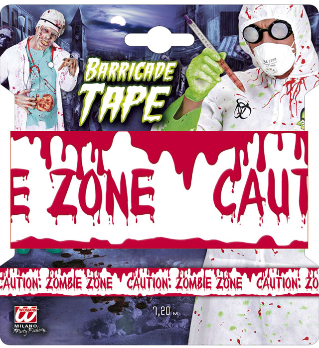 Barricade Tape Caution: Zombie Zone 7,20 M