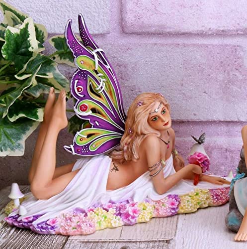 Jewelled Fairy Petalite Figurine Cute Pastel Ornament 15cm