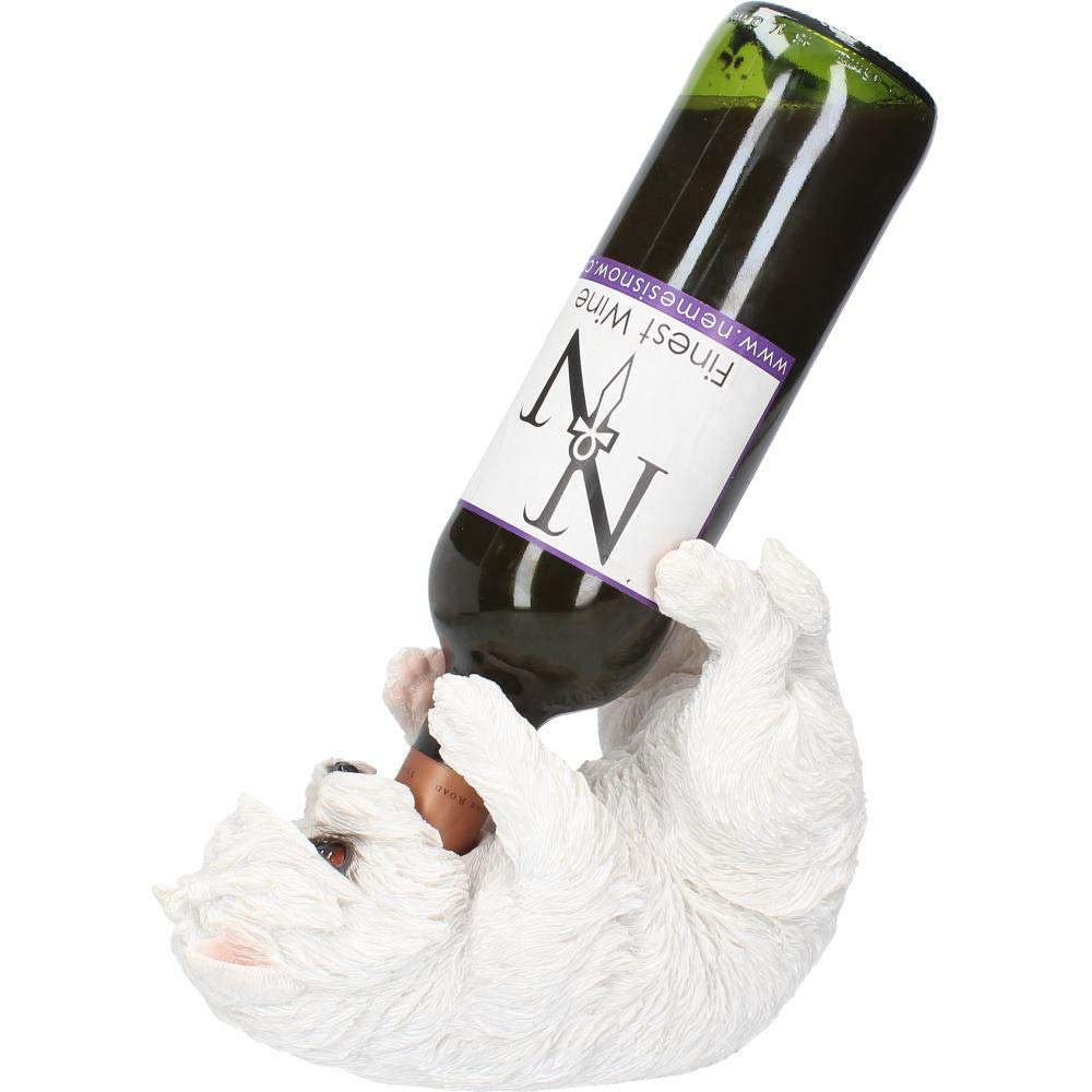 West Highland Terrier Guzzler Dog Wine Bottle Holder Guzzlers 22cm 2