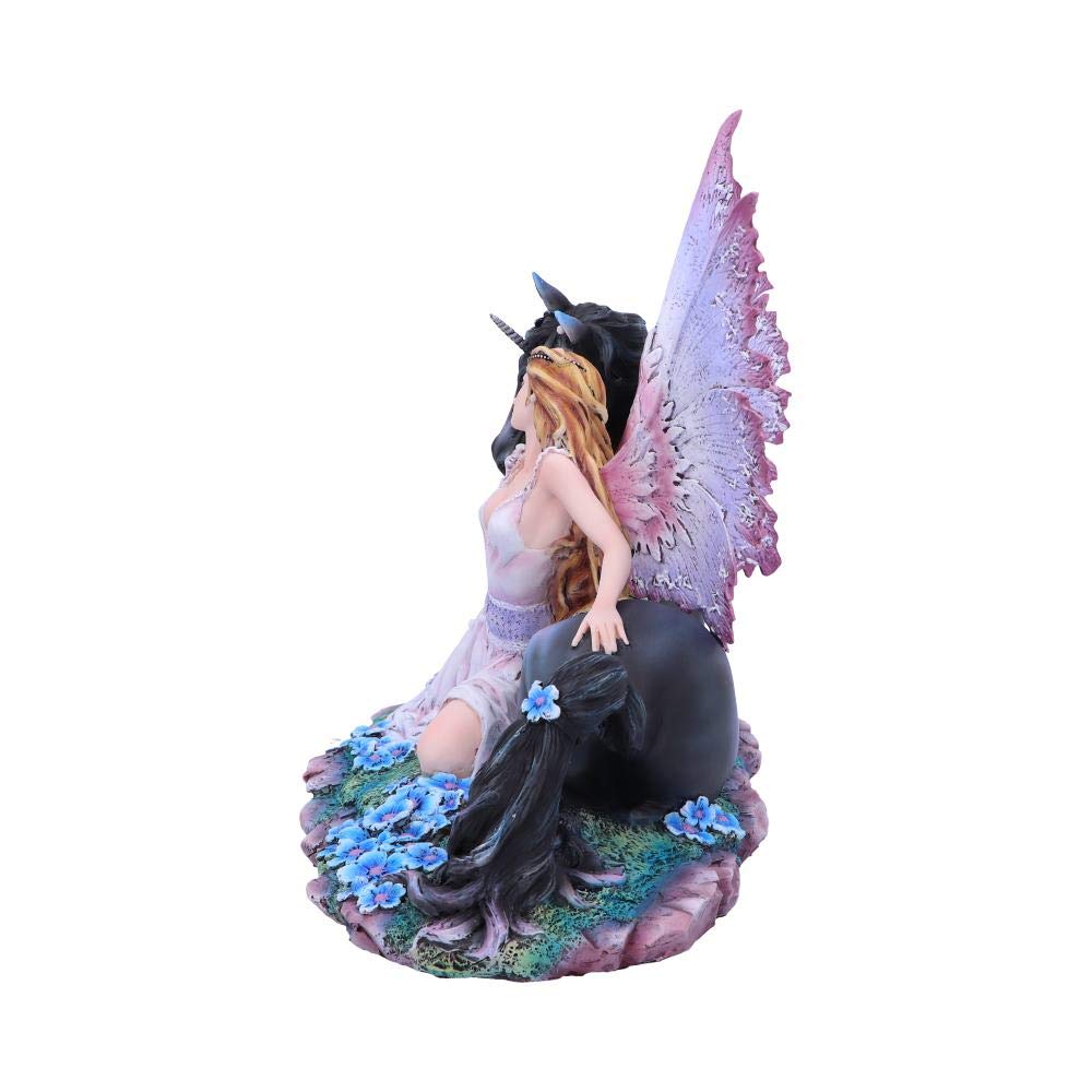 Spirit Bond Purple Pink Unicorn Fairy Companion Figurine 33cm 3