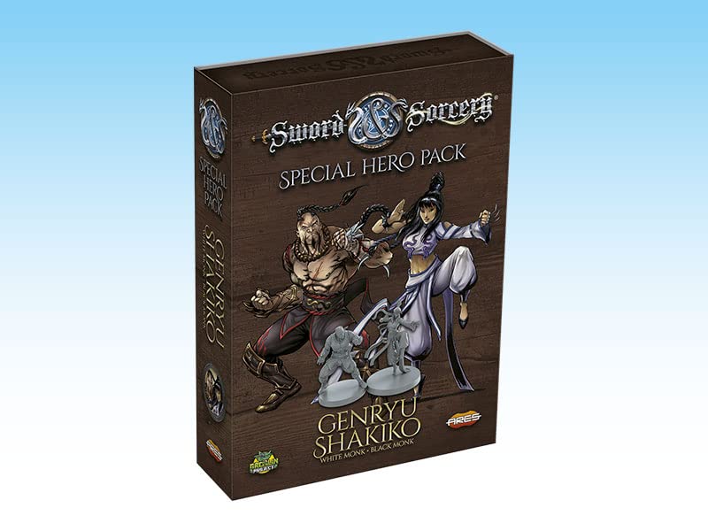 Sword & Sorcery: Genrju & Shakiko Hero Pack - White/Black Monk