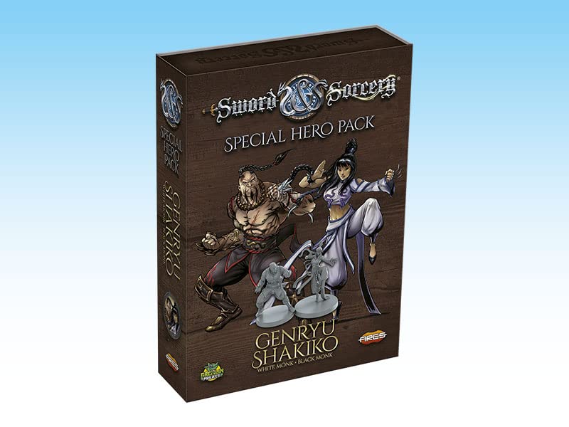 Sword & Sorcery: Genrju & Shakiko Hero Pack - White/Black Monk 1