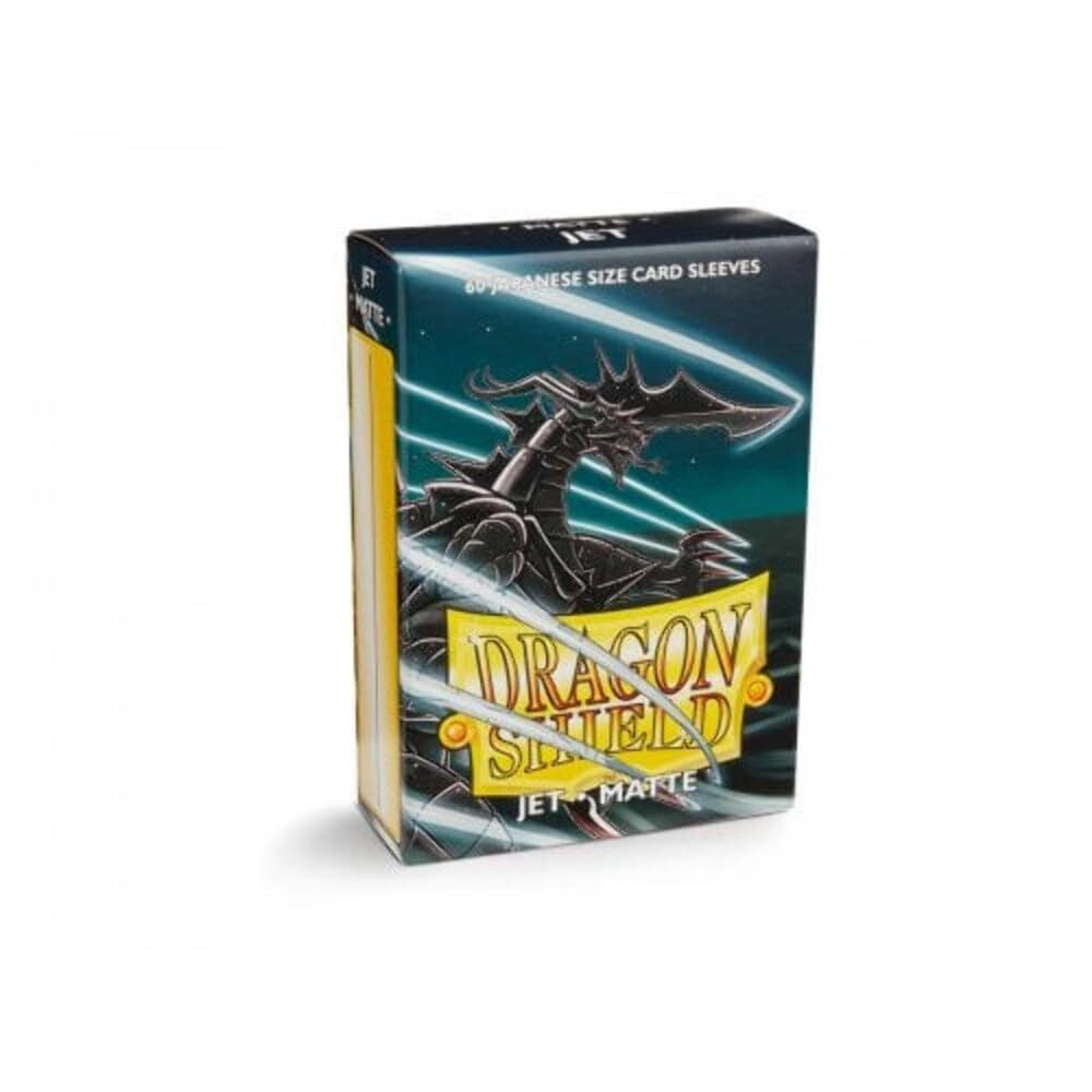 Dragon Shield Matte Japanese Size Jet 60 Ct in Box Card Sleeve 2