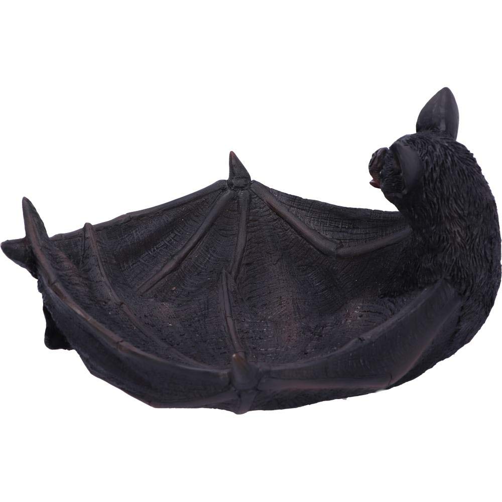 Winged Watcher Bat Trinket Holder Jewellery Dish 24.1cm