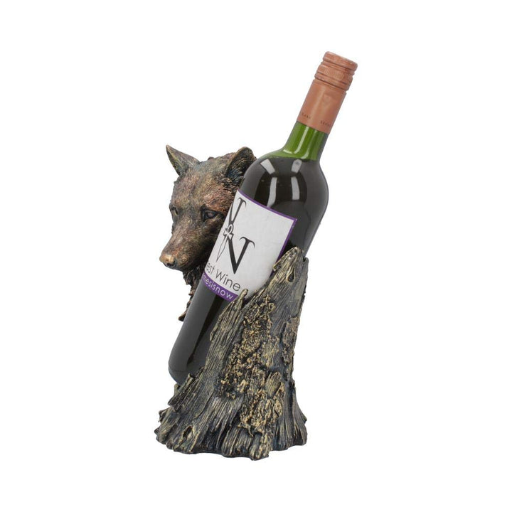 Call of the Wine Bronze Wolf Bottle Holder 26cm