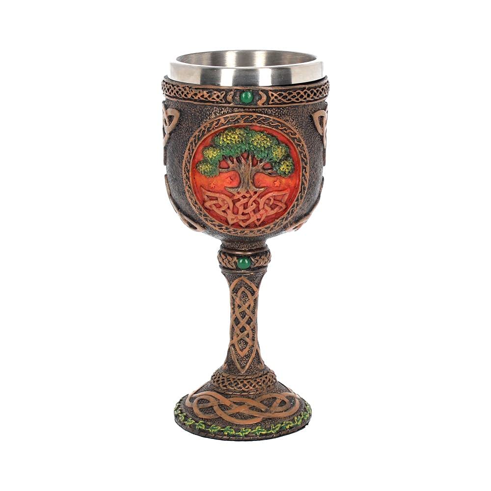 Nemesis Now Celtic Tree Of Life Goblet Wine Glass 17.5cm 2