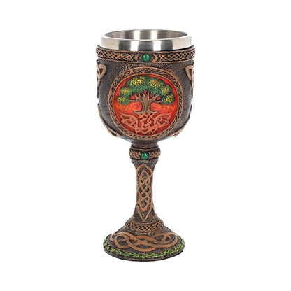 Nemesis Now Celtic Tree Of Life Goblet Wine Glass 17.5cm 2