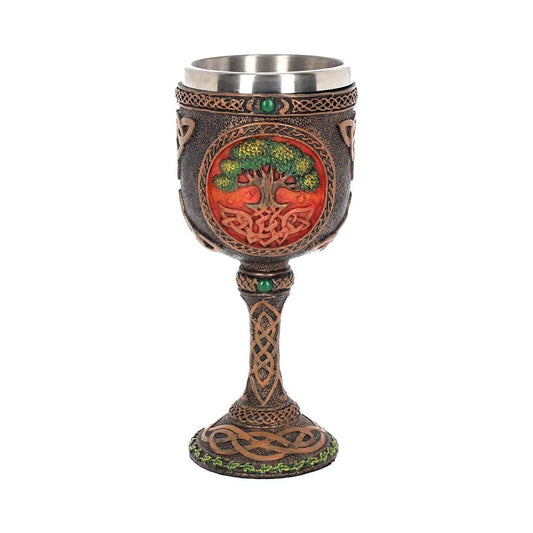 Nemesis Now Celtic Tree Of Life Goblet Wine Glass 17.5cm 2
