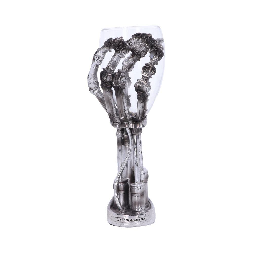 Terminator 2 T800 Hand Goblet Wine Glass Official Merchandise Judgment Day 19cm 7