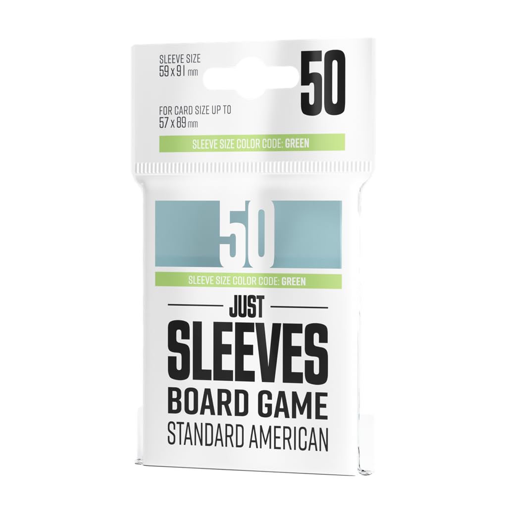 Gamegenic Just Sleeves Standard American 50 Gaming Accessory 1