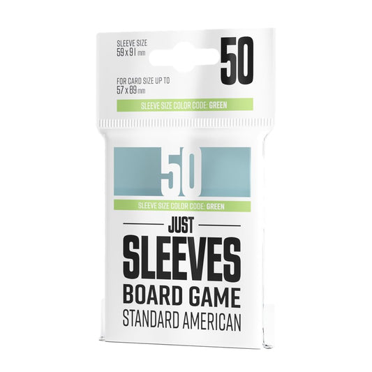 Gamegenic Just Sleeves Standard American 50 Gaming Accessory 1