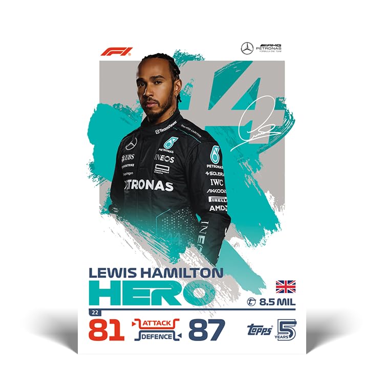 Topps Turbo Attax Formula 1 2024 - Mega Tin Contains 66 Cards Including 6 LEs and 4 Exclusive Cards! 6