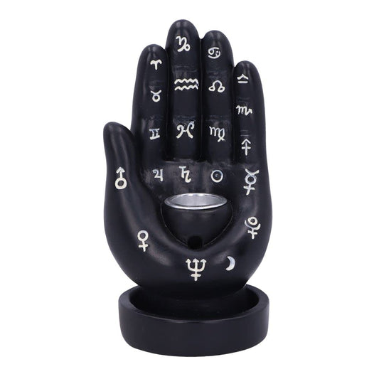 Hand Back Flow Burner Black 12cm Palmistry Backflow Incense 2