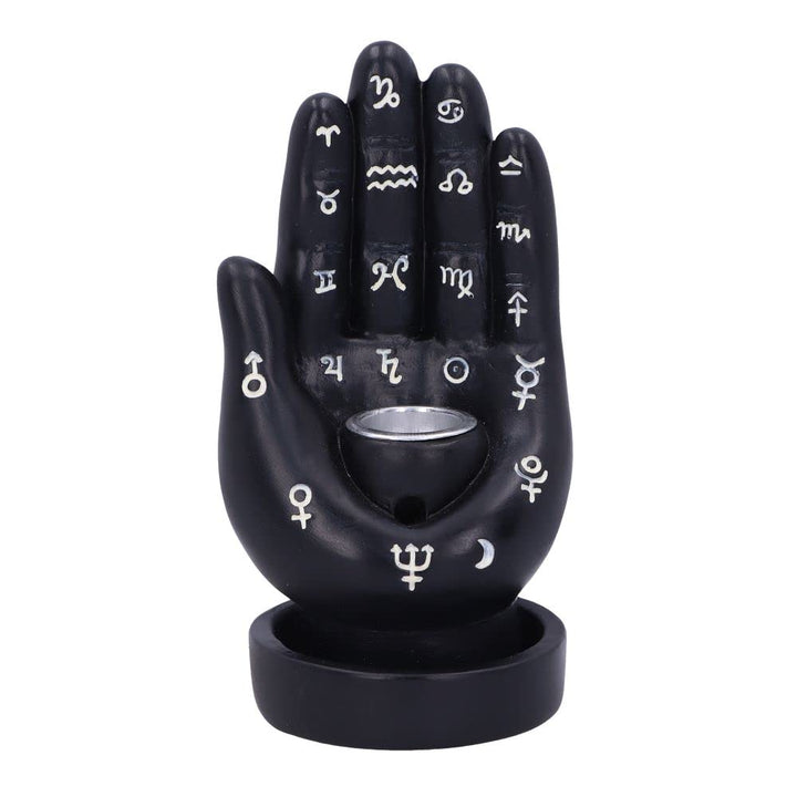 Hand Back Flow Burner Black 12cm Palmistry Backflow Incense