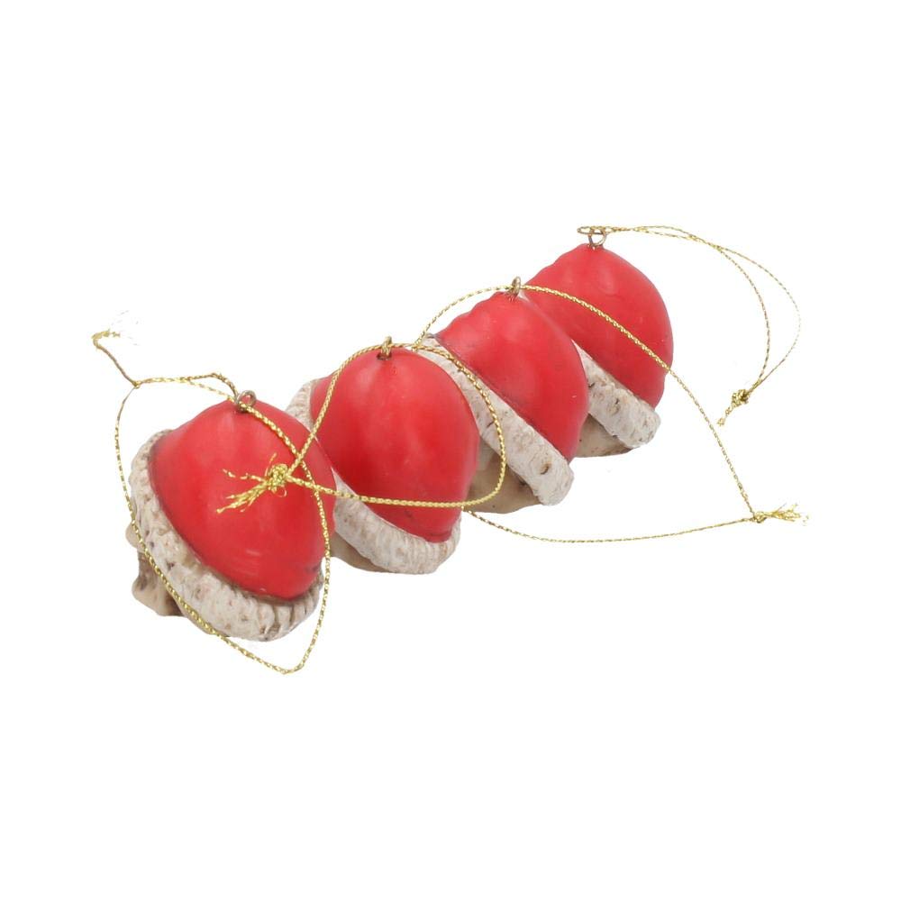 Set of Twelve Silent Night Skull Baubles Bauble 4.3cm 12