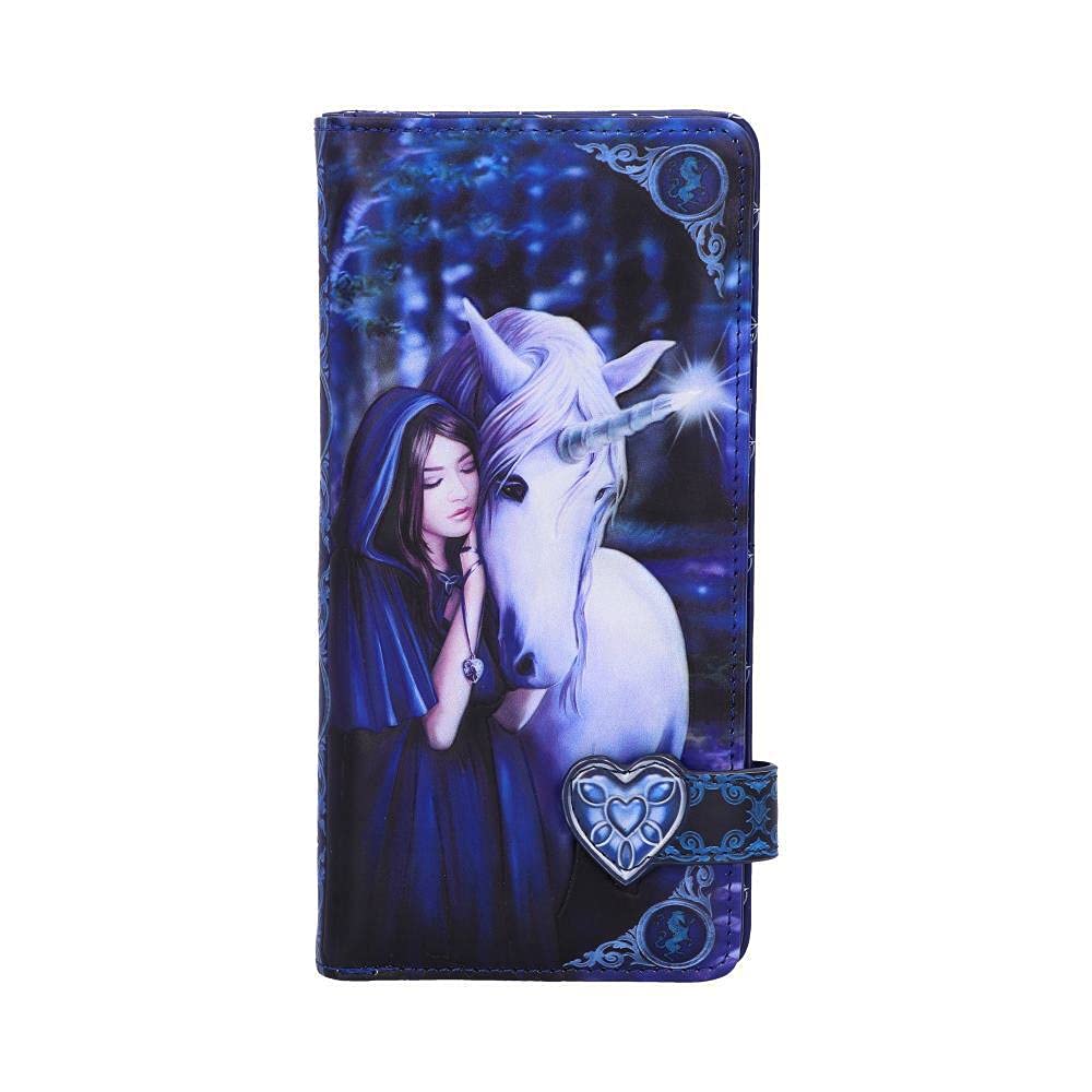 Anne Stokes Solace Embossed Purse Gothic Unicorn Wallet 18.5cm 2