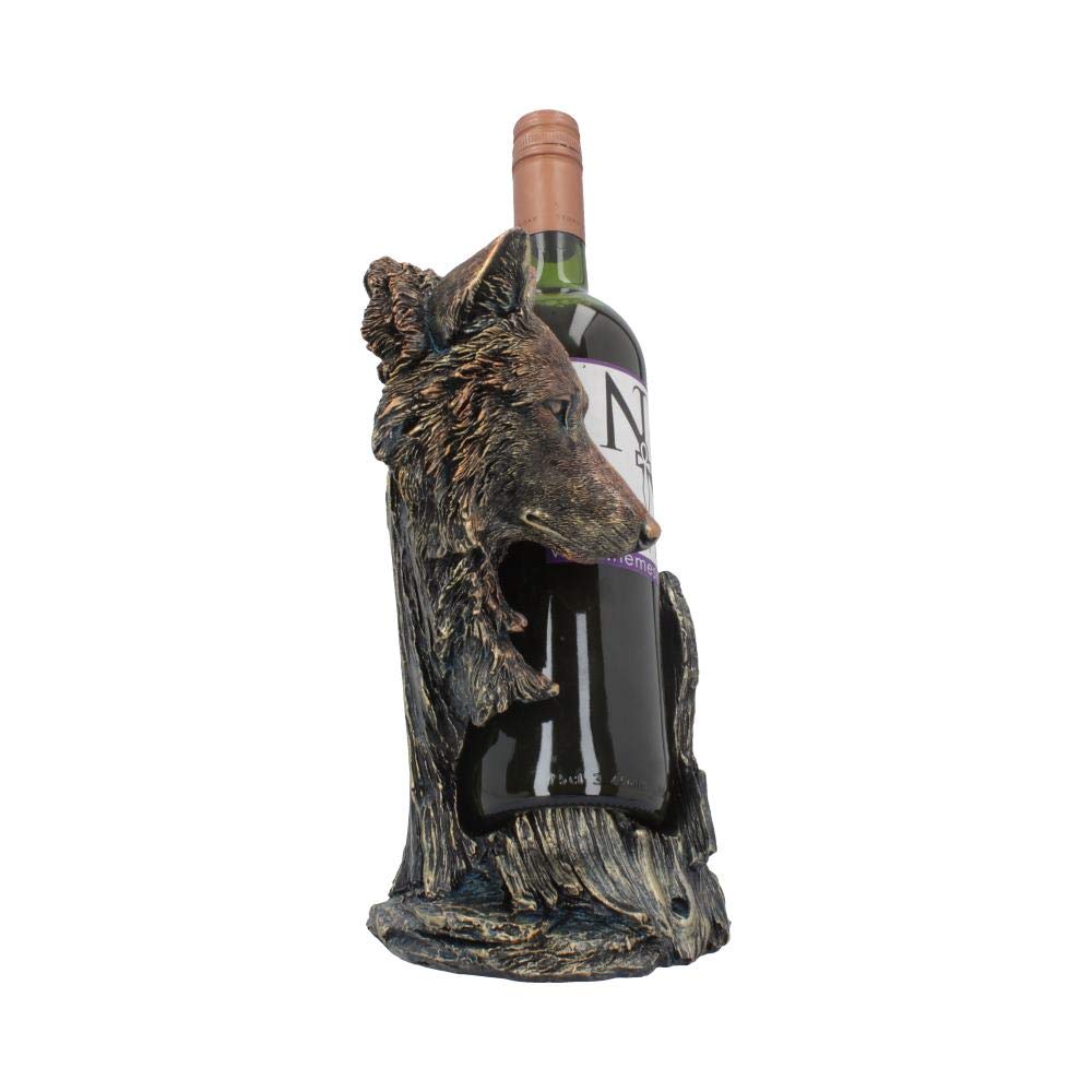 Call of the Wine Bronze Wolf Bottle Holder 26cm 7