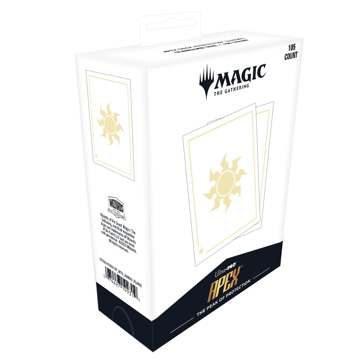 Mana 8 Apex Deck Protector Sleeves Plains for Magic The Gathering 105ct 2