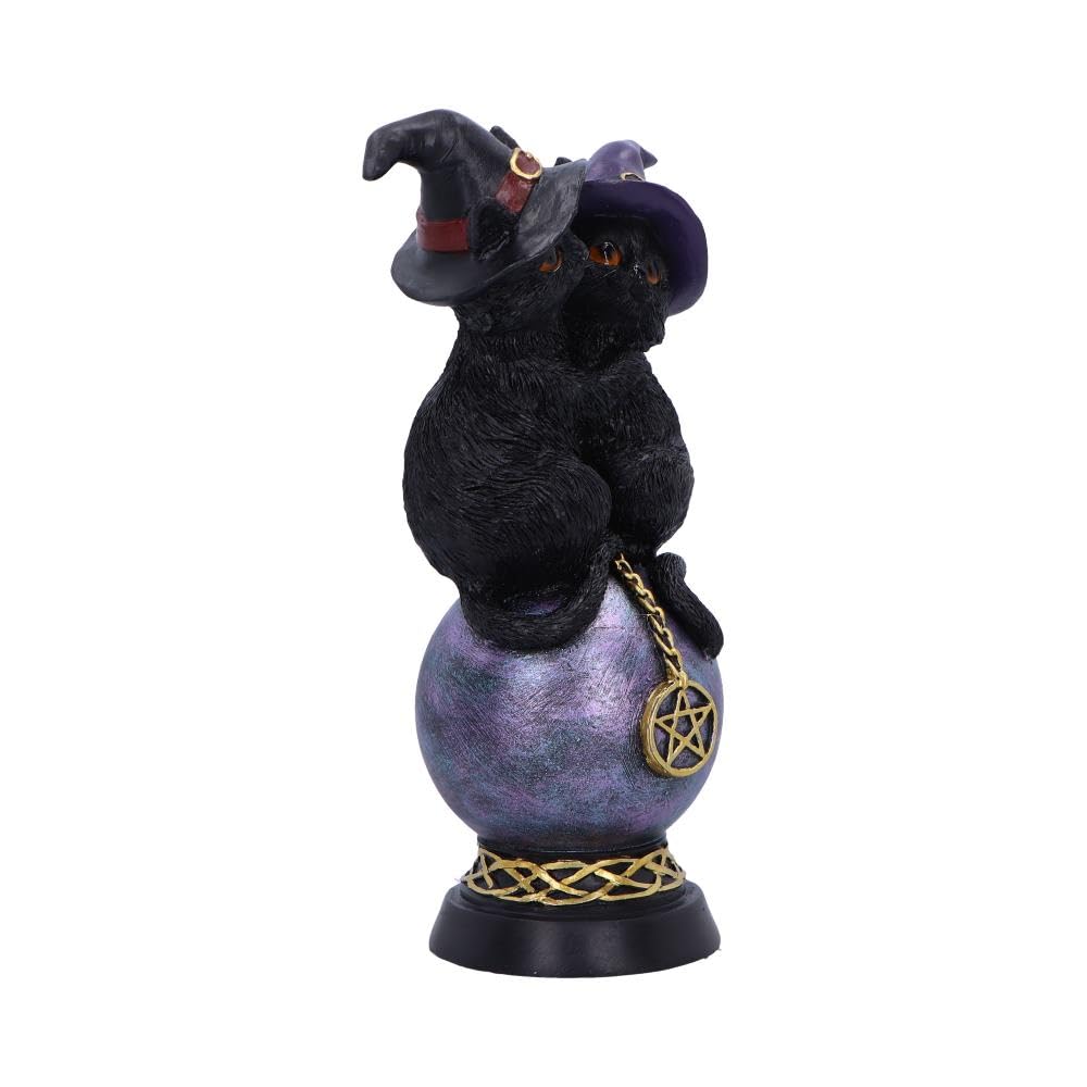 Kittens Orbuculum Witches Cat Ornament 19cm
