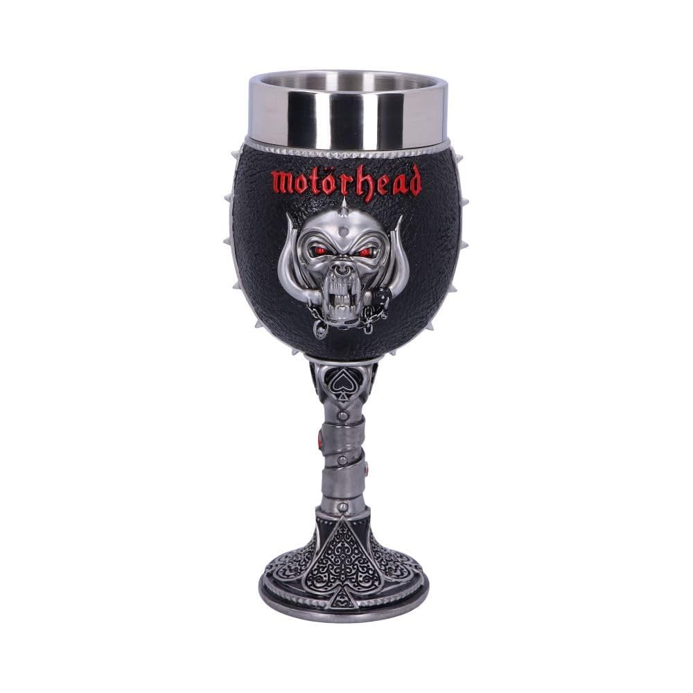Motorhead Ace of Spades Warpig Snaggletooth Goblet 19.5cm Officially Licensed 7