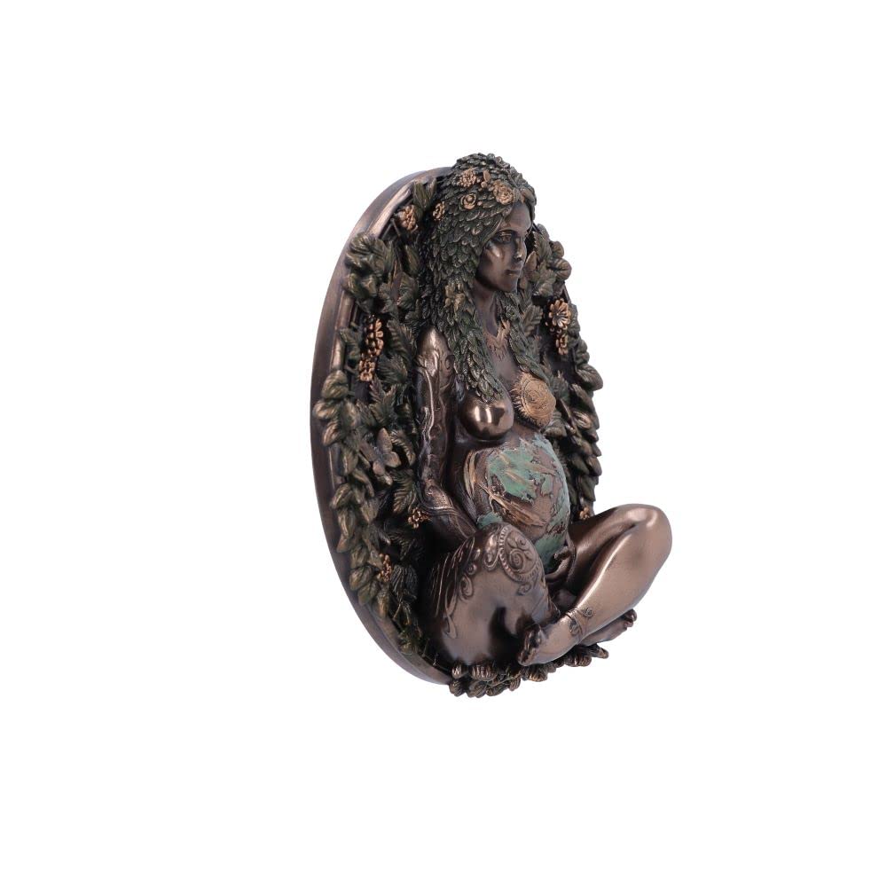 Bronze Mother Earth Wall Plaque 15cm