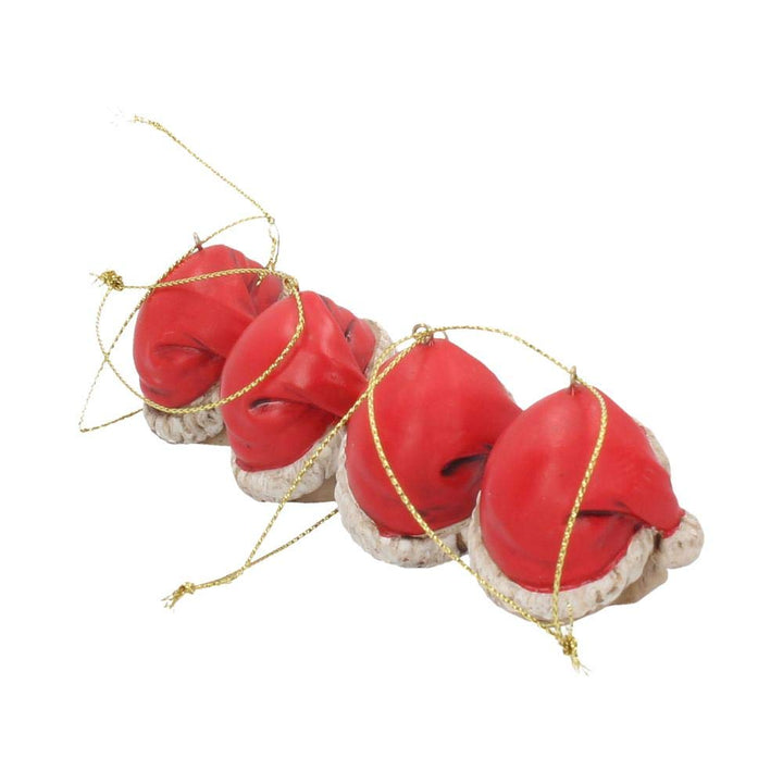 Set of Twelve Silent Night Skull Baubles Bauble 4.3cm 12