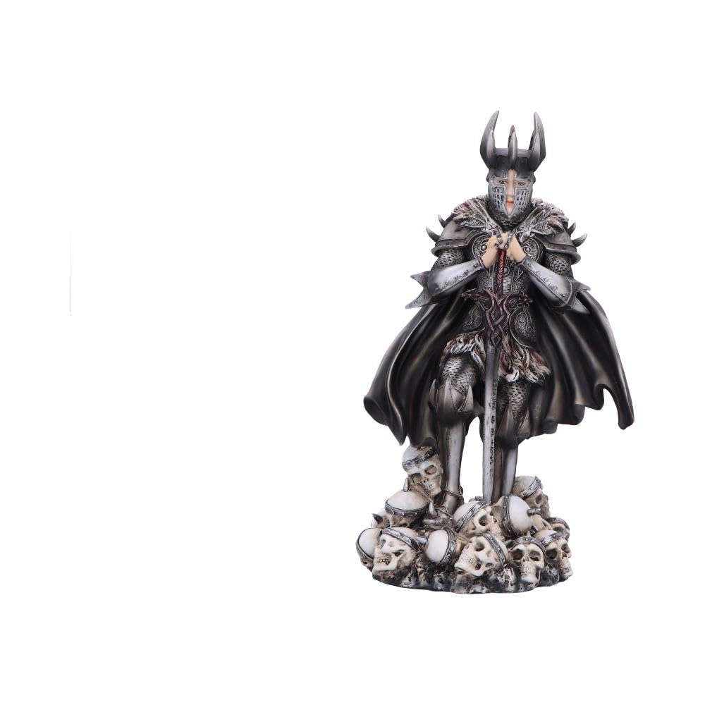 Knight of the Fallen Gothic Armoured Figurine with Skull Base 32cm 1